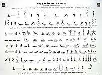 Laminated Poster Illustrates The Postures Of The First And