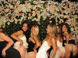 Bride and bridesmaids gone wild!