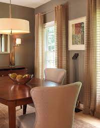 If you have tall windows, drapes will give them a dramatic, regal feel. Dining Room Curtains Houzz