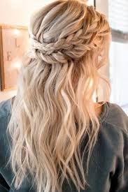 45 Perfect Half Up Half Down Wedding Hairstyles Wedding Forward Down Hairstyles Braids For Long Hair Long Hair Styles