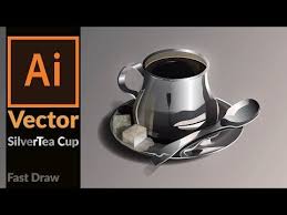 How To Draw A Realistic Silver Coffee Cup In Adobe Illustrator Youtube Adobe Illustrator Design Adobe Design Adobe Illustrator Tutorials