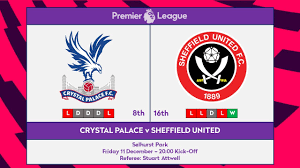 In recent games, crystal palace have upheld an impressive record with sheffield united travelling south today, however, roy hodgson's men face a stern test of their form in such games. Fifa 21 Premier League Matchweek 17 Crystal Palace V Sheffield United Youtube