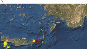 Aνακοίνωση της τρέχουσας σεισμικότητας, με μέγεθος μεγαλύτερο από 2.0 r, στην ελλάδα. Isxyros Seismos 5 3 Rixter Anamesa Se Krhth Kai Kaso