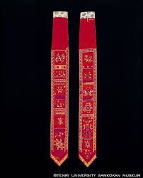 馬卡道族刺繡紋劍帶 folk folk costume taiwanese