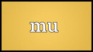 Mu Meaning - YouTube