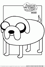 This great princess bubblegum and lady rainicorn free coloring sheet will make your kids feel happy. Adventure Time Jake The Dog Coloring Page Coloring Home