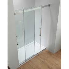 Ove Beacon Double Sliding Glass Shower Door And Base Set Shower Doors Shower Sliding Glass Door Glass Shower Doors