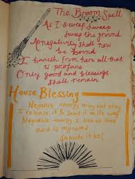 Kelsey S Craft Corner Spell Book Pages From My Diy Spell Book Spells Broom House Blessing Spell Book Magick Book Spelling