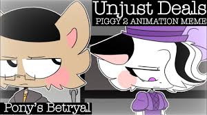 Pony x zizzyspeed paint bed. Youtube Video Statistics For Unjust Deals Piggy Book 2 Animation Meme Zizzy And Pony Pony S Betrayal Part 2 Noxinfluencer