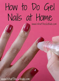 How To Do Gel Nails At Home Gel Nails Diy Dry Nails Gel Nails At Home