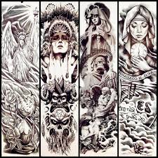 See more ideas about art tattoo, tattoo sketches, tattoos. 1pc Black Sketch Tattoos Temporare Grosse Voll Arm Indianer Krieger Art Tatoos Manner Fak Gunstig Kaufen Preis Kostenloser Versand Echte Bewertungen Mit Fotos Joom