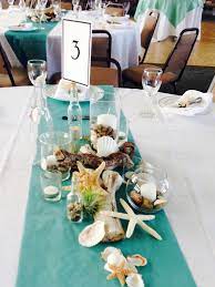 Pin By Lexi Roth On Flowers Ocean Wedding Theme Beach Centerpieces Ocean Wedding