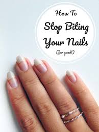 How To Finally Stop Biting Your Nails My 1 Strengthening Tip How To Grow Nails Nail Bitting Nail Tips