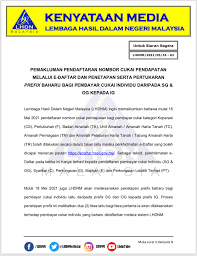 Lembaga hasil dalam negeri is a financial service and services company based out of inland revenue board of malaysia hasil tower, cyberjaya, selangor, malaysia. Kenyataan Media Lembaga Hasil Dalam Negeri Malaysia Facebook