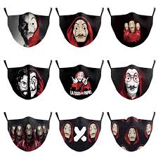 The official money heist mask is finally here! China Wholesale Cotton Money Heist Digital Printing Face Mask China Money Heist Digital Printing Mask