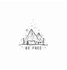 Black And White Drawings Of Nature Easy 35 Cool Easy Whimsical Drawing Ideas In 2020 Camping Drawing Mini Drawings Simple Doodles