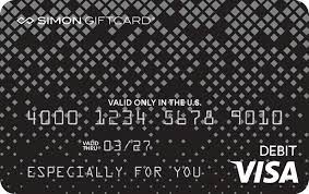 No, visa gift cards aren't available at our branches. Visa Simon Giftcard Premium Outlets Simon