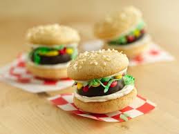 Mini Burger Cookies Recipe Mini Burgers Burger Cookies Food