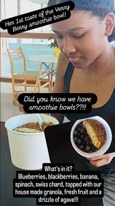 Did you know we offer Smoothie Bowls now??!!, House-made granola, greens,  fresh fruit, and all of our smoothies can be made as a bowl!!, Our youngest  team member said ours is officially the best she's ...