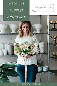 Wedding And Event Florist Contract Sample Pdf Digital Download In 2021 Florist Studio Florist Wedding Planner Office