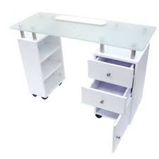 Ja Walnut Glass Top Manicure Table Manicure Table Nail Salon Furniture Salon Furniture