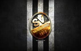 Click here to try a search. Download Wallpapers Sandhausen Fc Golden Logo Bundesliga 2 Black Metal Background Football Sv Sandhausen German Football Club Sandhausen Logo Soccer Germany For Desktop Free Pictures For Desktop Free