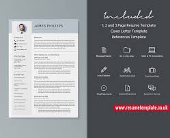 Here's how to do it right. Professional Resume Template For Ms Word Simple Cv Template Design Cv Layout 1 3 Page Resume Cover Letter And References For Instant Download James Resume Resumetemplate Co Uk