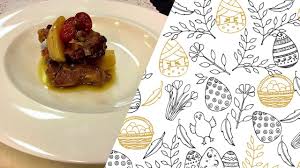 • ostriche, carpaccio di salmone, carpaccio di pesce spada • julienne di seppie e polpo all'insalata su letto di verdure croccanti • scialatiello all'amalfitana • filetto di orata e gamberoni con panure di mandorle. Tradizioni Nel Pranzo Di Pasqua Di D Angelo Il Capretto Alla Napoletana D Angelo Santa Caterina