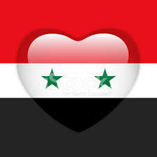 The current syrian flag was replaced september 30, 1961. Syrien Flagge Herz Glanzend Knopf Stock Vektorgrafik Freeimages Com