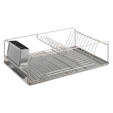 Kitchen sink dish racks rubbermaid fasttrack. Decker Stainless Steel Single Level Dish Drainer Dish Drainers Steel Stainless Steel