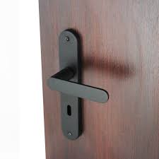 2 Poignees De Porte Meudon Trou De Cle Aluminium 195 Mm Leroy Merlin En 2020 Poignee De Porte Poignee De Porte Interieure Poignees
