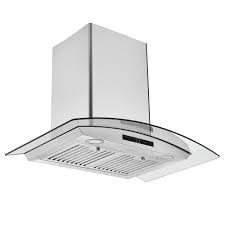 Ancona Hotte De Cuisine De 30 Po 600 Pi3 Min Convertible En Verre A Fixation Murale En Aci Home Depot Canada