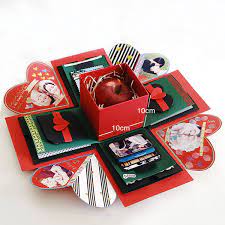 Surpresa para o namorado com embalagens de chocolate : Presentes E Artesanato Meninas Dos Namorados Presente Surpresa De Chocolate Por Atacado Foto Diy Amor Maca Explosao Explosao De Natal Caixa De Presente Buy Caixa De Presente Da Foto A Explosao Da