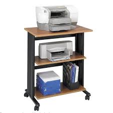Uriah Mobile Printer Stand Printer Stand Adjustable Shelving Safco