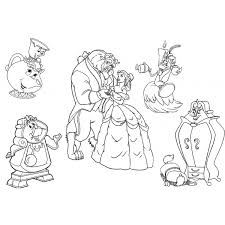 Tuttavia, la maggior parte degli abitanti del villaggio pensano che sia pazzo perchè fabbrica dispositivi ritenuti ridicoli e impossibili da costruire nella realtà. Disegno Di I Personaggi De La Bella E La Bestia Da Colorare Per Bambini Disegnidacolorareonline Com