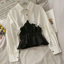 Rp‎ 220.000 stok tersedia setelan wanita import d5810. Bila Top Blouse Wanita Blouse Korea Atasan Wanita Pakaian Terlaris Korean Style Terbaru Agustus 2021 Harga Murah Kualitas Terjamin Blibli