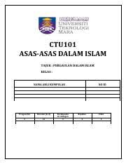 Penghargaan assalamualaikum w.b.t, titipan penghargaan tehadap allah tuhan sekalian alam atas rahmat yang sudi dicurahkan kepada tanpa keredhaannya tidak mungkin mampu saya menyiapkan tugasan ini walau sedikit pun.<br />penghargaan ini juga saya tujukan kepada kedua ibu. Contoh Pembuatan Assignment Ctu101 Asas Asas Dalam Islam Tajuk Pergaulan Dalam Islam Kelas Nama Ahli Kumpulan Pengenalan Huraian 4x4 2 16 Kesimpulan Course Hero