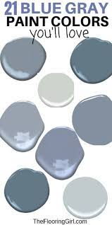 How many shades of white can you picture? Best Blue Gray Paint Colors 21 Stylish Dusty Blues The Flooring Girl