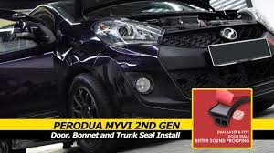 Masa check clutch magnet ni, boleh la check belt compressor sekali. Perodua Myvi Se Icon 2nd Gen Door Bonnet Trunk Seal Install Youtube
