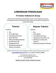 Check spelling or type a new query. Hrd Indomaret Pusat Postingan Facebook