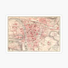 Würzburg is about 120 kilometres (75 mi) from frankfurt am main, to west. Vintage Map Of Wurzburg Germany 1905 Photographic Print By Bravuramedia Redbubble