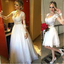 Please pay attention to our emails for confirming the measurements.sincerely hope it will not delay the delivery time due to late reply. Wedding Dress Long To Short Off 74 Buy