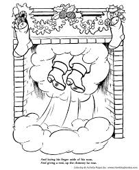 A Visit From St Nicholas Twas The Night Before Christmas Page 24 Of 25 Christmas Coloring Sheets Christmas Coloring Pages The Night Before Christmas