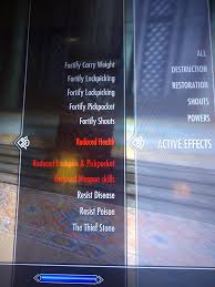 I Need Some Help On How To Get Rid Of These Affects In My Character Anyone Want To Lend A Hand Skyrim