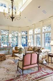 Country Estate Relaxation Room Interior Design Sunroom Designs