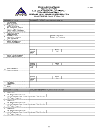 Kad pengenalan / identification card no. Borang Daftar Syarikat 1