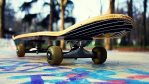 Vaporwave, music, blue, style, purple, yellow, sunset, background. Hd Wallpaper Skate Board Skateboard Wallpaper Flare