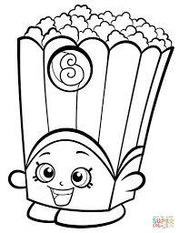 A lot of the shopkins are food, such as an apple, a strawberry or a bar of chocolate. Shopkin Coloring Pages Free Printable Strawbarry Staggering Coloring Home