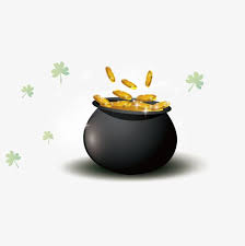Vector Pot Of Gold Coins Gold Vector Jar Black Png Transparent Clipart Image And Psd File For Free Download Pot Of Gold Gold Coins Jar