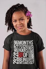 Birthday Shirt Ideas For 8 Year Old Boy 8 Years Of Being Awesome Kids 8th Birthday Bday Tee Shirt 8 Etsy In 2020 2nd Birthday Gifts Presents For Girls 2 Year Old Gifts